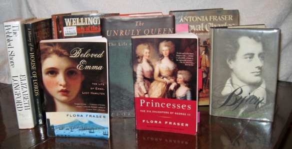 These non-fiction titles from my personal shelves were all penned by members of Lady Elizabeth Longford's family.l